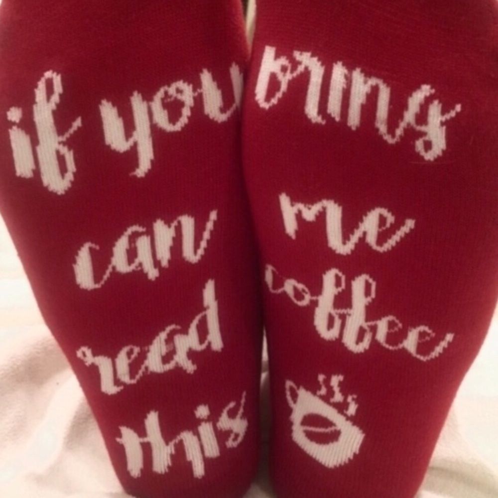 2/$18 Bring Me Coffee Socks UNISEX Best Gift
